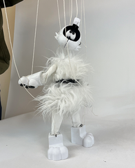 Mixed Media Puppet - HOLEDOG