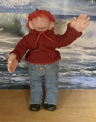 Mixed Media Sculpture - Red Carmine